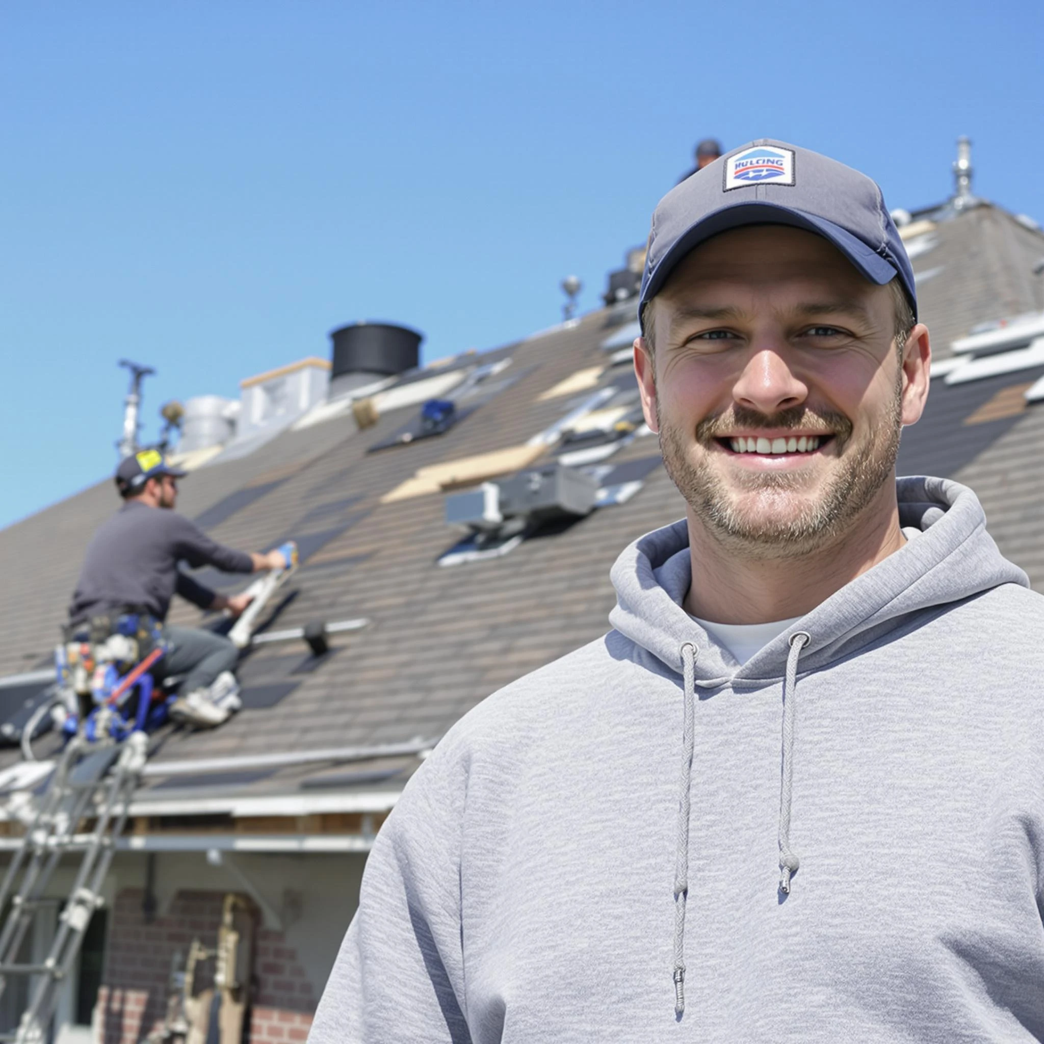 The North Ridgeville Roofing Company team.